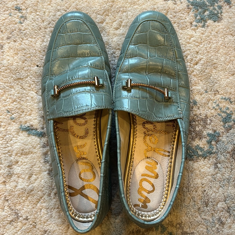 🌟Teal Sam Edelman Croc Loafer🌟